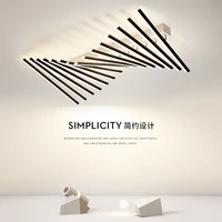 blackgold creative led ceiling light dining living room rotatable surface mount panel lamp bedroom lobby home modern fixtures
