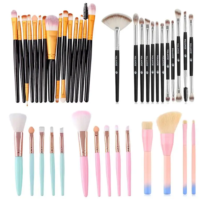 

20-2pcs Makeup Set Applicator Face Cosmetic Brush Eyeshadow Foundation Powder Eyelash Make Up Brush Cosmetic Beauty Tool Kit