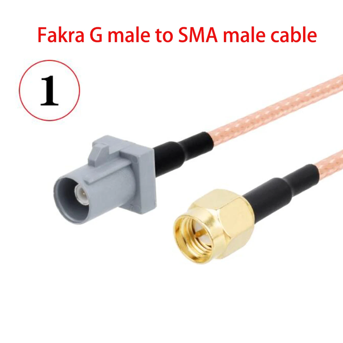 1 шт. Fakra G тип мужской женский серый цвет к разъему SMA разъем косичка