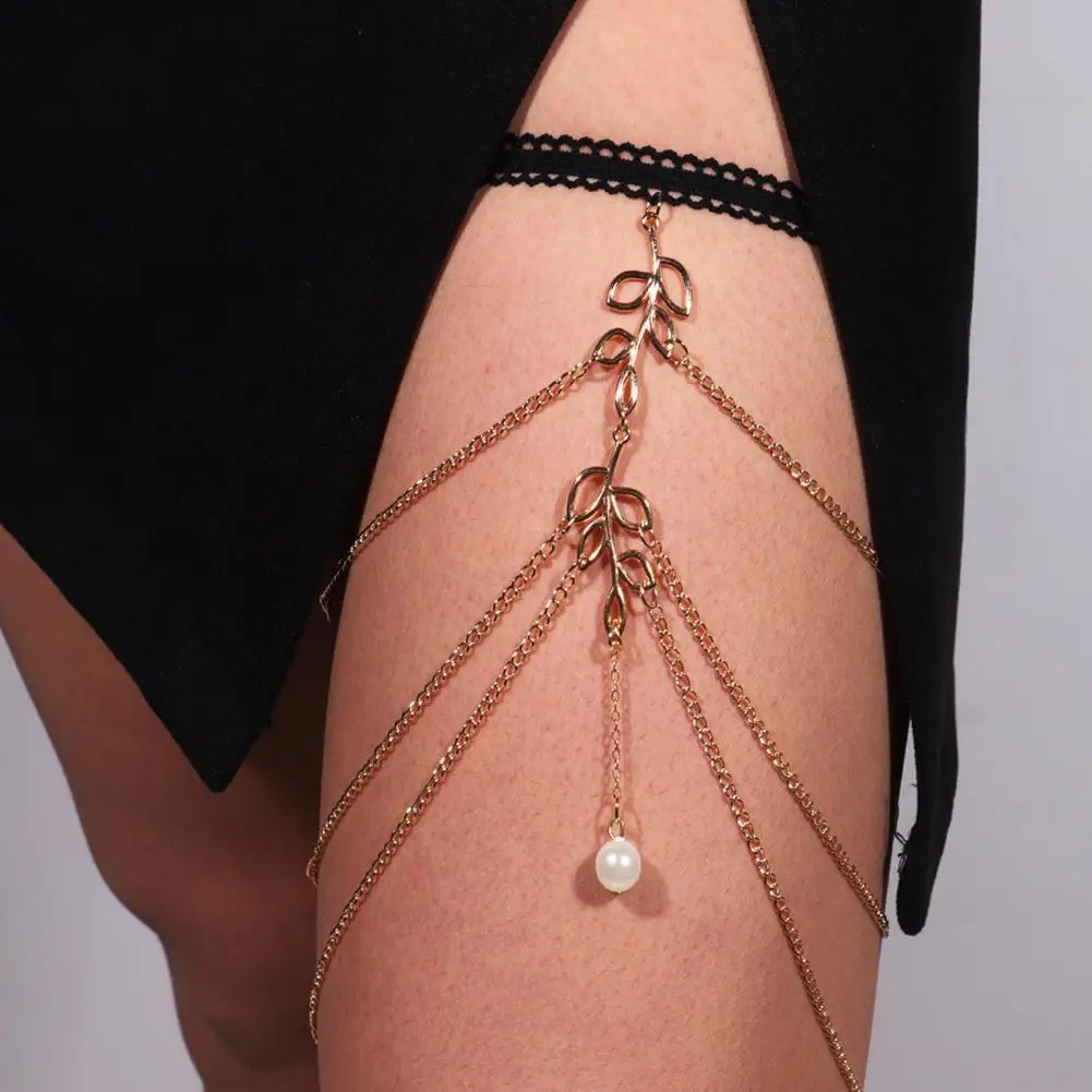 Богемная блестящая цепочка Стразы для ног женщин сексуальная Длинная кисточка