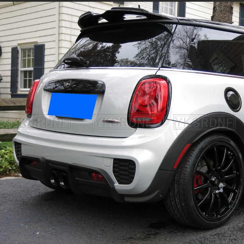 Диффузор для заднего бампера JCW Mini F56 Style 2015-2022 отделка диффузора из углеродного