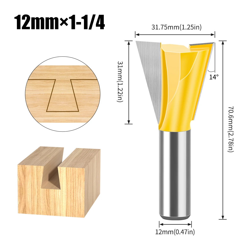 

Набор концевых фрез по дереву JGZUI 6 мм 12 мм