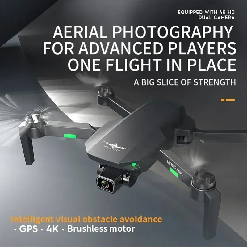 

New KF105 GPS Drone 8K 4K HD Camera Brushless Anti-Shake Photography Professional Image Transmission Foldable Quadcopter Drone