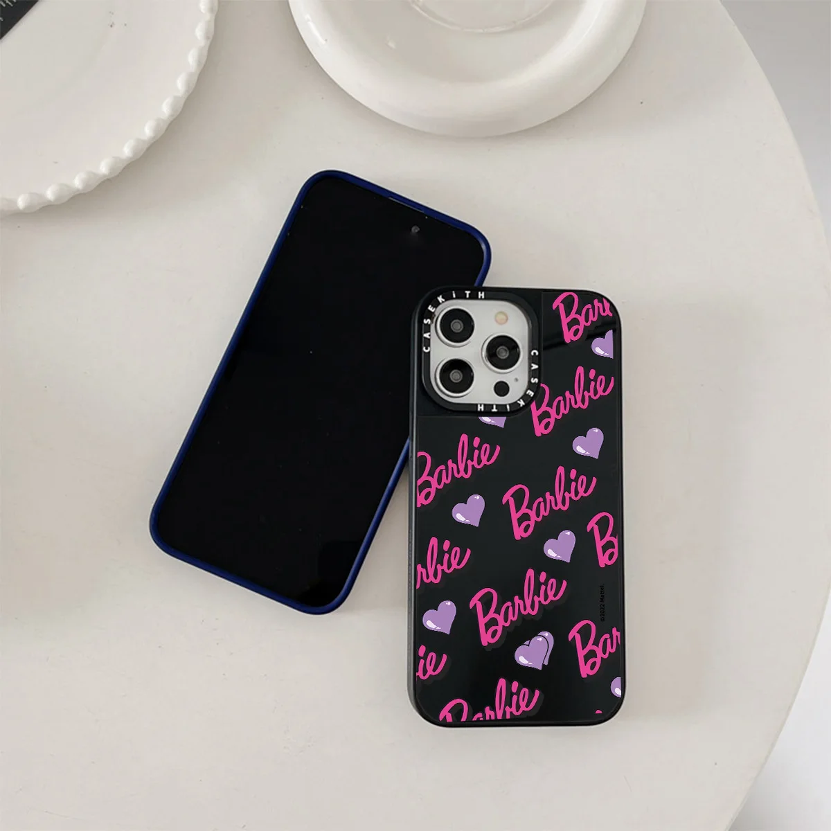 Fashion Purple LOVE Letter Mirror Phone Case For iPhone 11 12 13 14 Pro Max High Quality Plating Funda 12Pro Cover Soft Coque images - 6