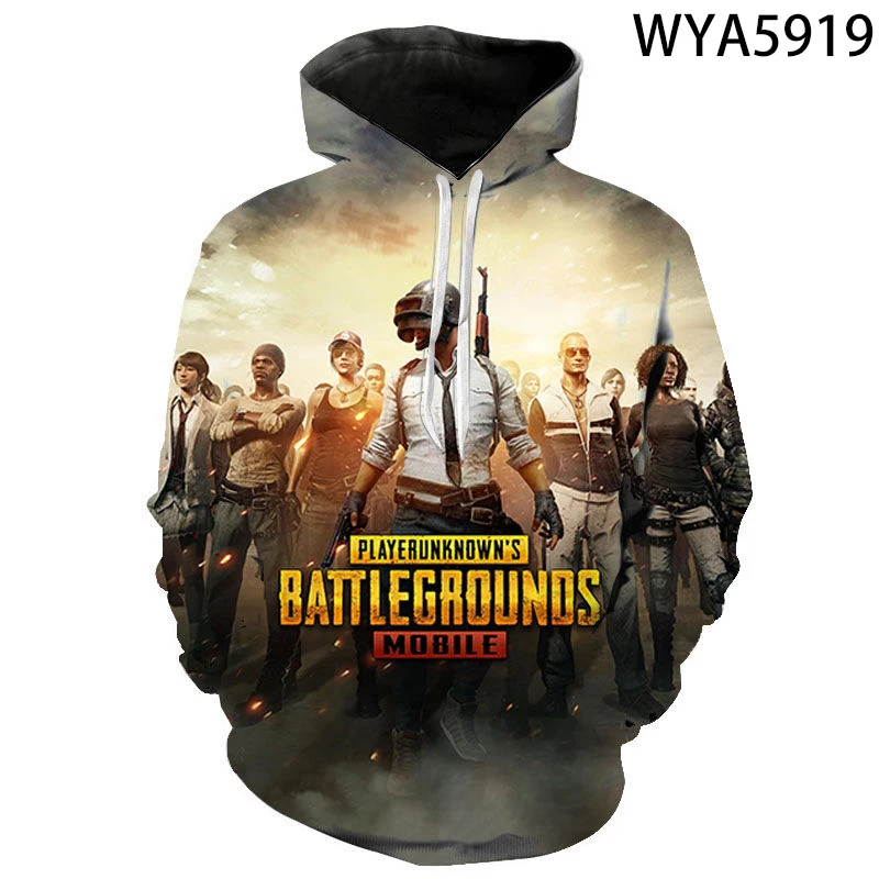 

2023 модный свитер для игры Pubg для мужчин и детей, Повседневная Толстовка с 3d принтом для мальчиков и девочек, Детская уличная одежда, Топ с длинным рукавом