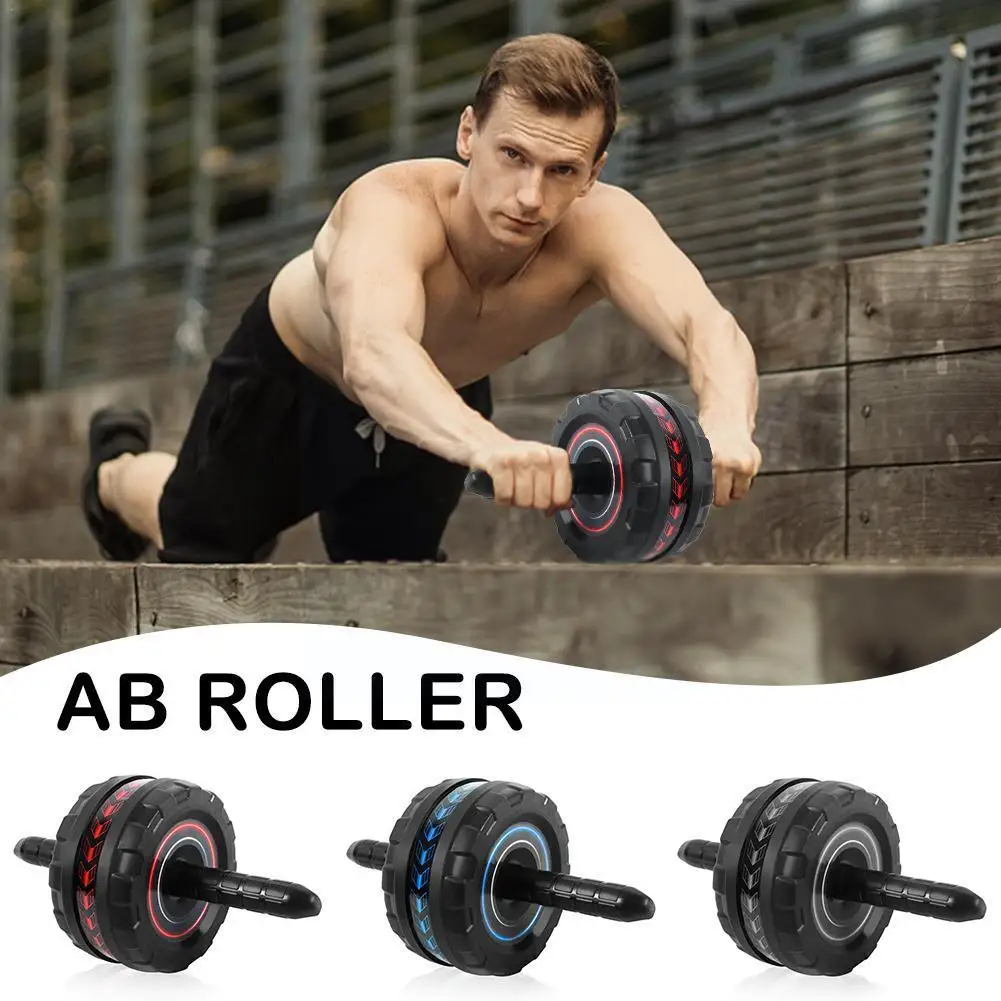 

Abdominal Wheel Home Gym Roller AB Roller Gymnastic Wheel Fitness Abdominal Training Sports Equipment Supplies for Body Sha J1G7