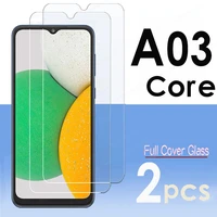 2PCS Tempered Glass For Samsung Galaxy A03 Core Anti-scratch Screen Protector 2 5D Film Glass for A03 A03s core 03s