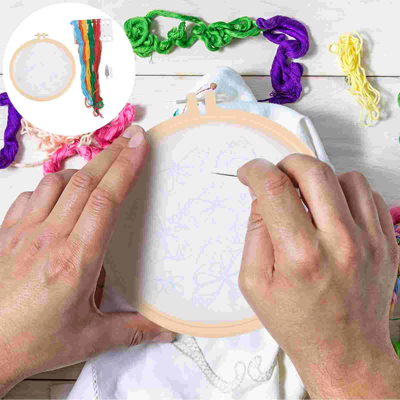 

1 Set of Creative Embroidery Art Crafts DIY Accessory Home Decoration
