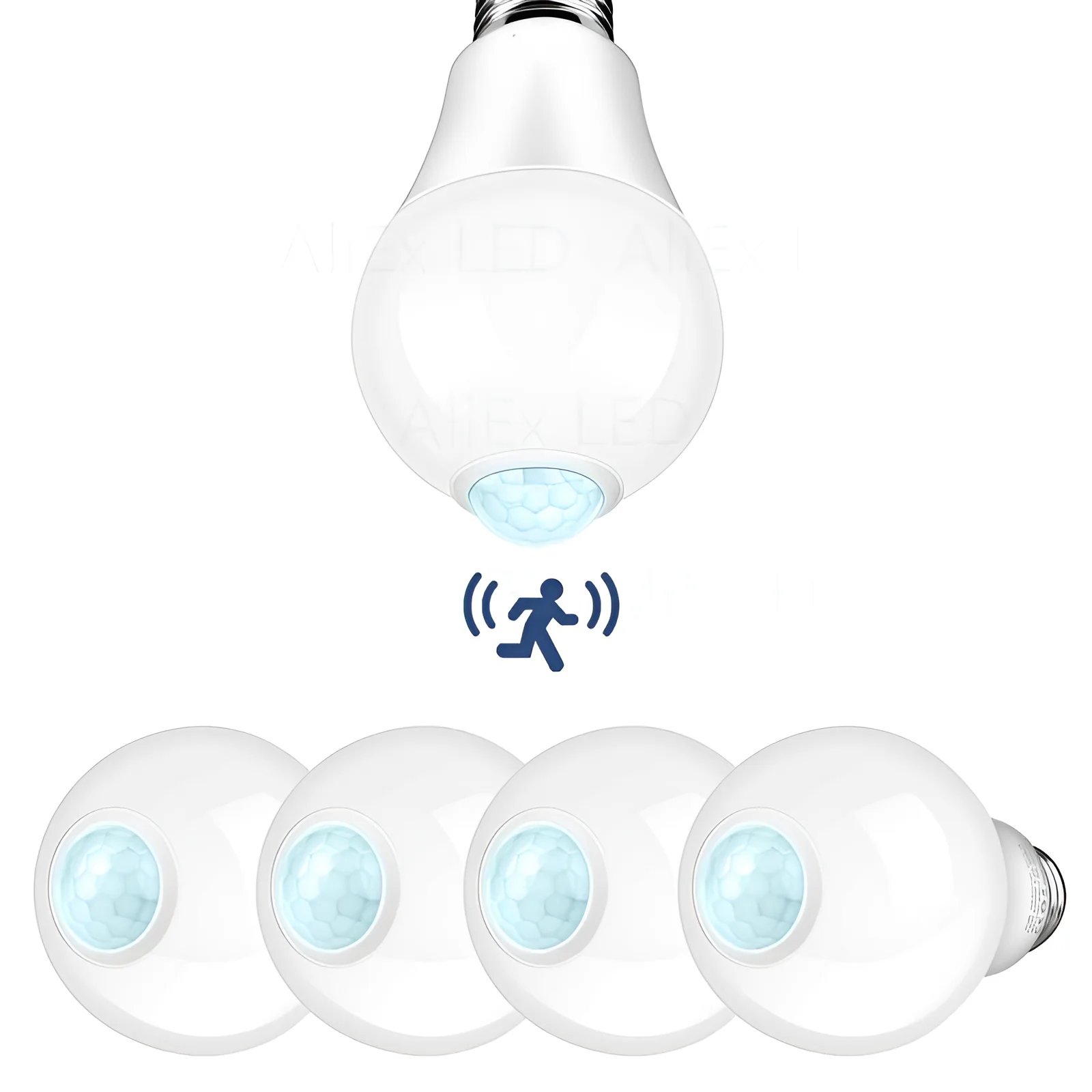 

85-265V E27 PIR Motion Sensor Lamp 12W 15W 18W 20W LED Bulb with Motion Sensor Infrared Radiation Motion Detector Security Light