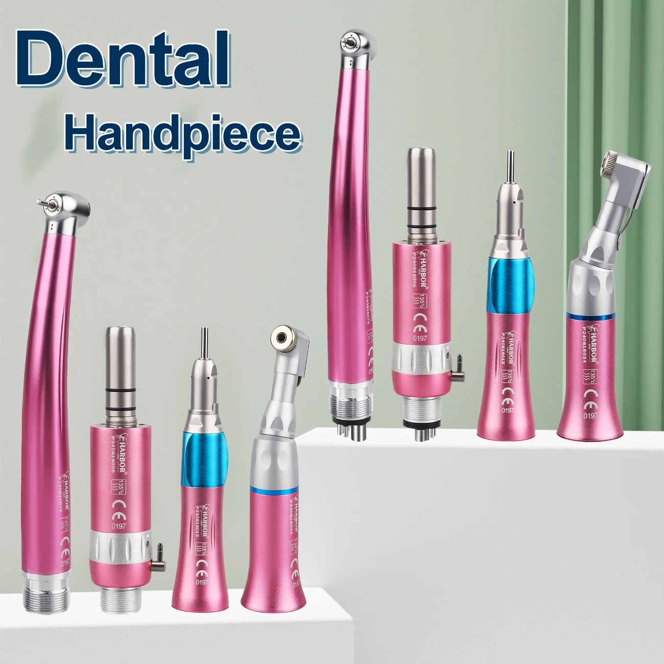 Комплект стоматологических наконечников воздушная турбина E-типа 2/4 отверстия