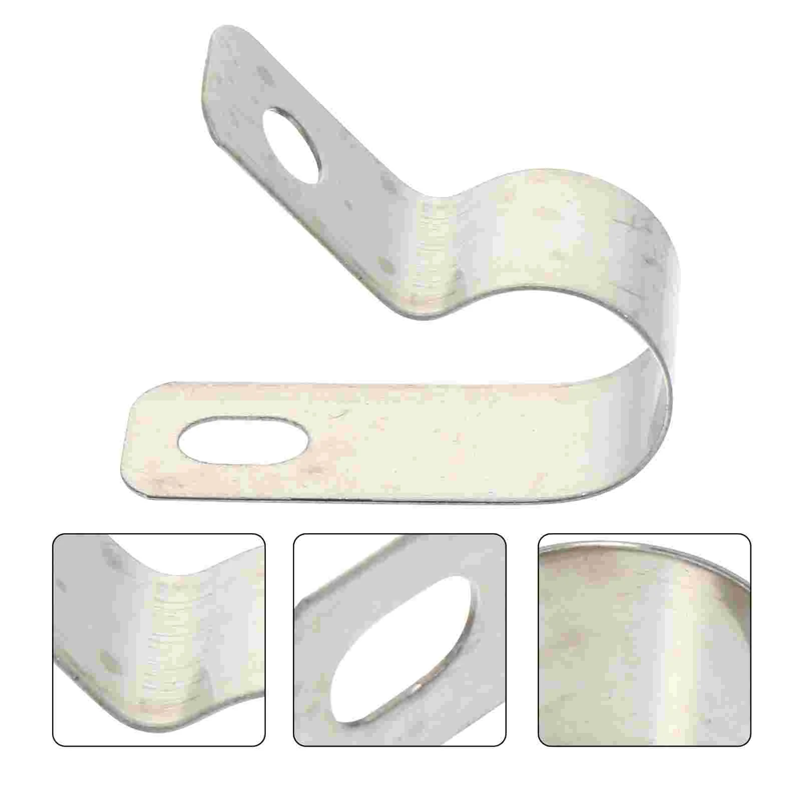 

Cable Clamp Clips Wire Clamps Clip Steel Stainless Metal Holderorganizer Pipe Wires Wall Electric Buckle Assortment Kit