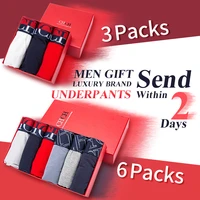 CHCH Cotton Boxer Men Gift luxury clothes Hot Lots Sexy Undrewear Men Gift Luxury Brand Undrewear for Man