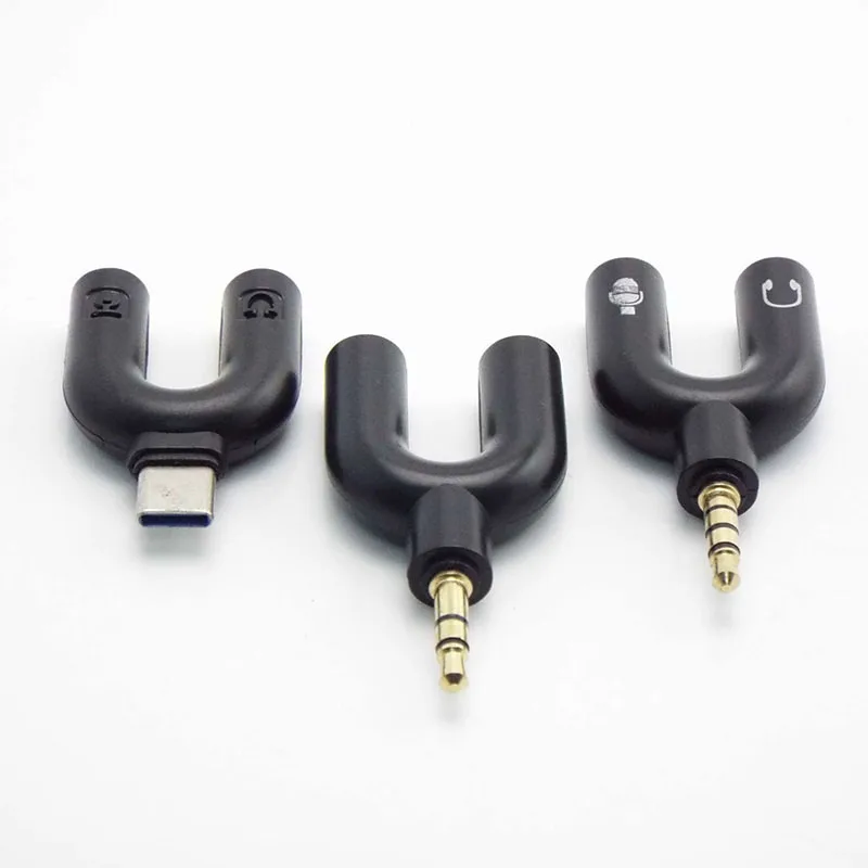3.5mm male jack plug Type C microphone Headphone Splitter converter connector For Xbox One Audio Adapter Headset for PS4 PC |
