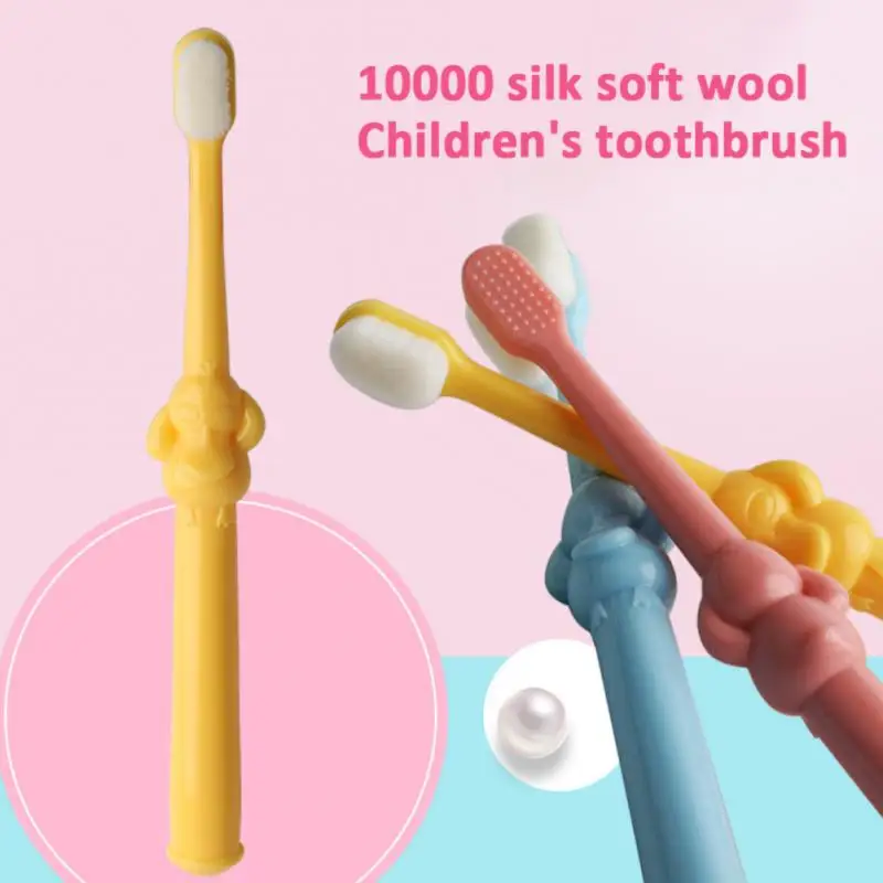 

Kids Toothbrush Children's Non Slip Handle Cartoon Soft Toothbrush Tooth Brush Tooth Care Tool Kid Travel Teethbrush
