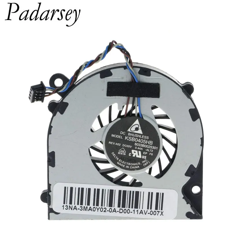 Padarsey запасной ноутбук, CPU вентилятор охлаждения для HP 6033B0025301 795307-001