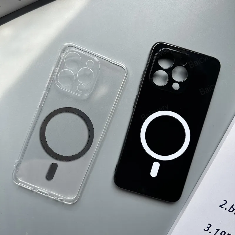 Мягкий защитный чехол Для Doogee N55 / Pro с магнитным беспроводным фонариком
