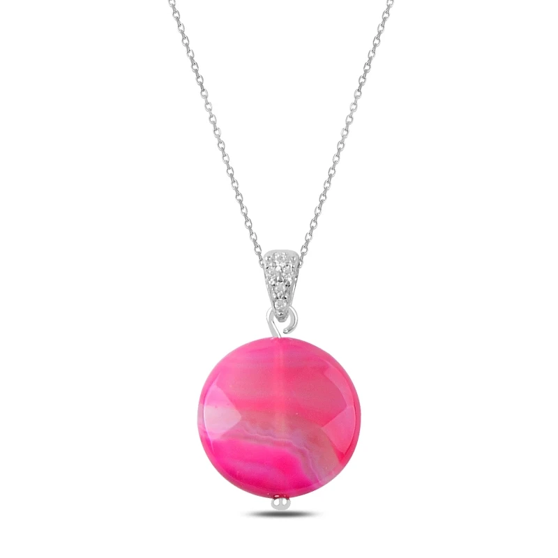 

Silver 925 Sterling Gemstone Necklace