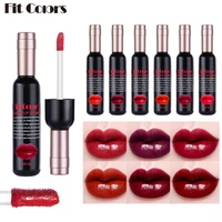 new arrival lip gloss wine red korean style lip tint baby pink lip for women makeup liquid lipstick lipgloss red lips cosmetic