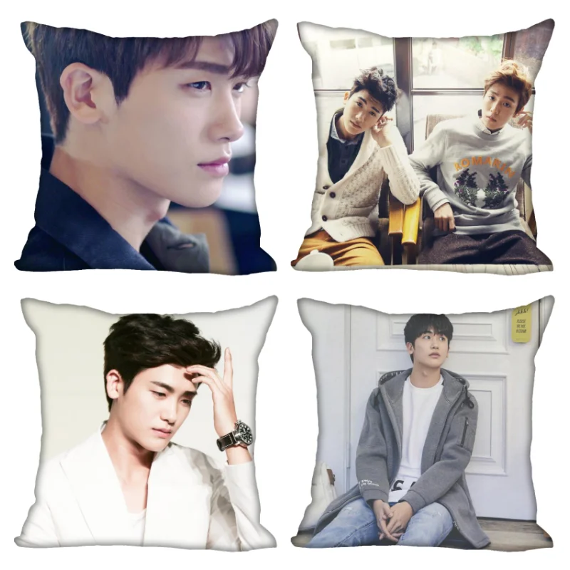 

Park Hyung Sik KPOP Pillow Case For Home Decorative Pillows Cover Invisible Zippered Throw PillowCases 40X40,45X45cm