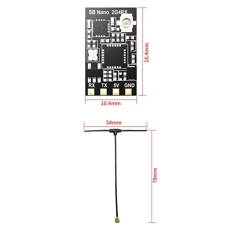 1 комплект SpeedyBee Nano 2 4G ExpressLRS ELRS приемник для FPV фристайл дронов дальнего действия