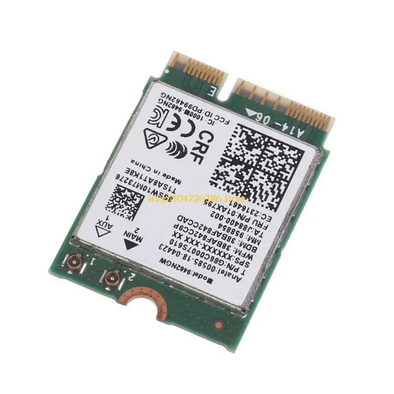 Фото Двухдиапазонный адаптер Wi-Fi K0EA Wireless-AC для 9462NGW CNVI NGFF M.2 E с Bluetooth-совместимой картой 5.0 №5