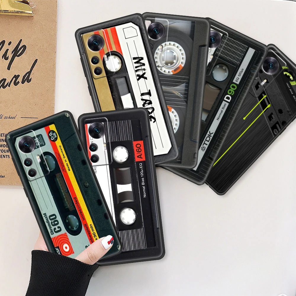 Классический старый чехол для телефона Xiaomi Mi 13 13Pro 12X 12 11 11T 11i 10T 10 Pro Lite Ultra 5G 9T 8, черный чехол