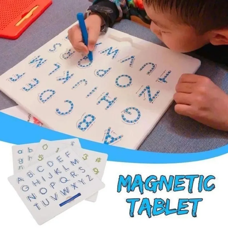 

Magnetische Kleine Letter Board Puzzel Magnetische Board Magnetische Staal Bal Brief Board Early Education Tool