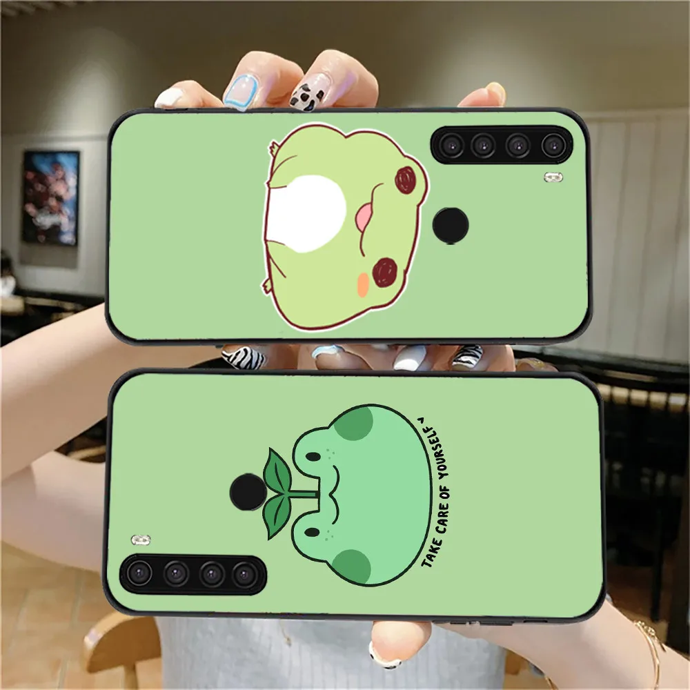 

Frog Animal Phone Case For Xiaomi Redmi Note 8T 9T 9S 10T 10S 7 8 Pro 10X 7A Soft TPU Smart Cases Cute Cartoon Funda Back Cover