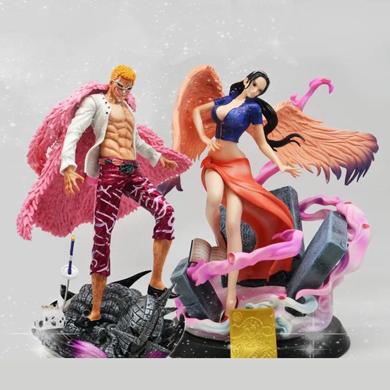 

One Piece Gk Pirate Group resonance Wang Xia Qiwuhai Little Tang Mingge Robin oversized hand-made statue model ornaments