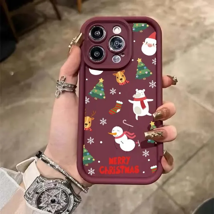 Christmas Case for VIVO Y17S Y27 Y21 Y22 Y22S Y33S Y21A Y21S Y33T Y12 Y02T Y15S Y01 Y02A Y02 Y03 Y35 X90 X80 X70 X60 X100 Pro