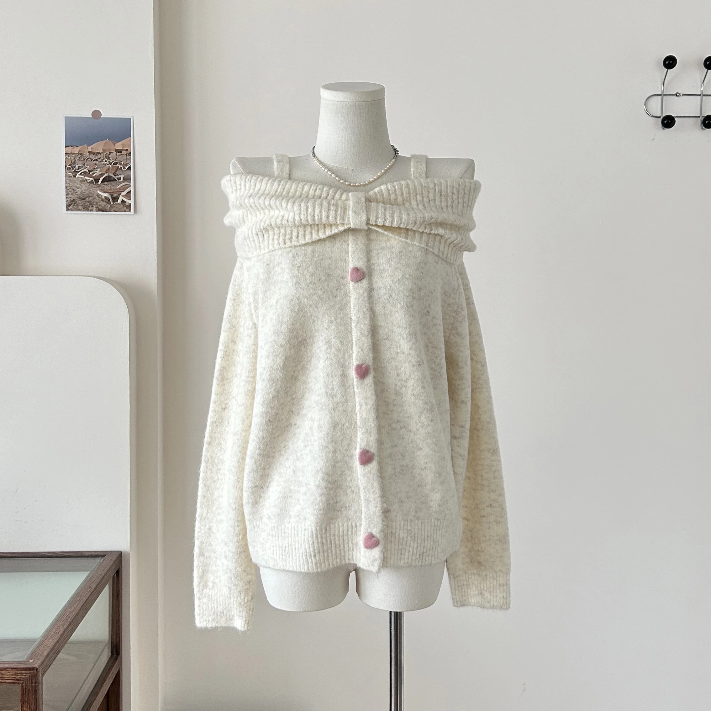 Осень-зима женские винтажные пуловеры Shoujo для девочек свитер с длинными рукавами