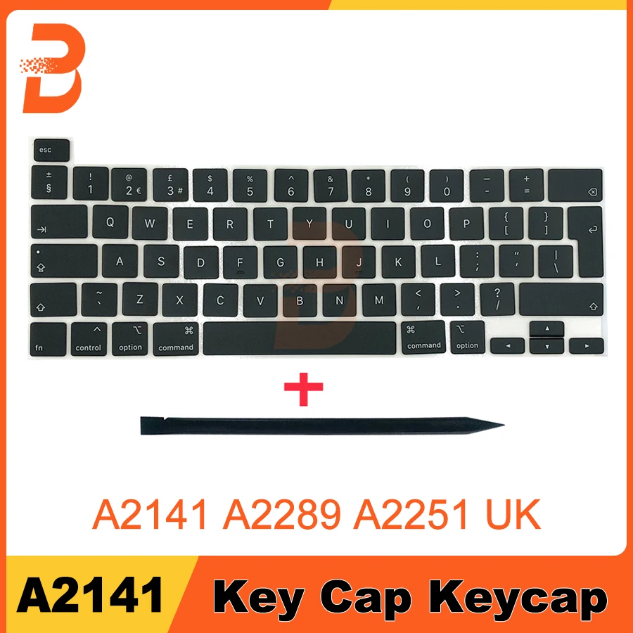 

New Laptop Keyboard Keys For Macbook Pro Retina 13" A2251 A2289 16" A2141 Keycaps UK Layout 2019 2020 Years