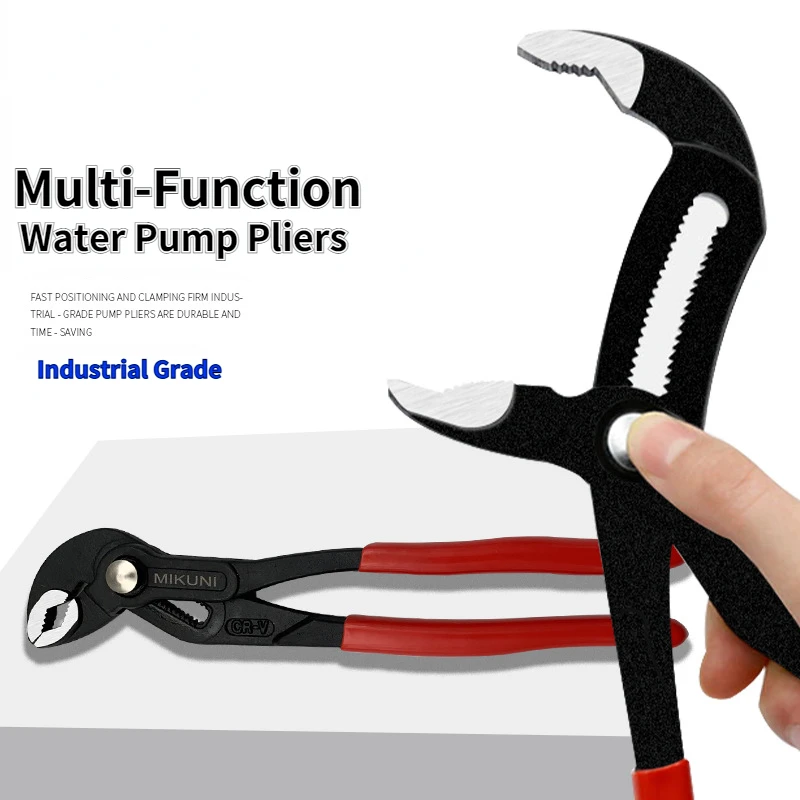 

Ratchet Fast Multi-Function Water Pump Pliers Self-Dipping Plastic Handle Plumber Plumbing Combination Tool pipe wrench