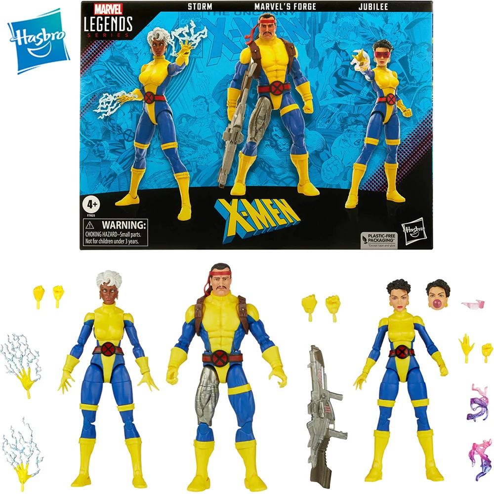 

[In Stock] Hasbro Marvel Legends Series X-Men #275B Forge Storm Jubilee 6-Inch Action Figure Collectible Model Toy Gift F7025