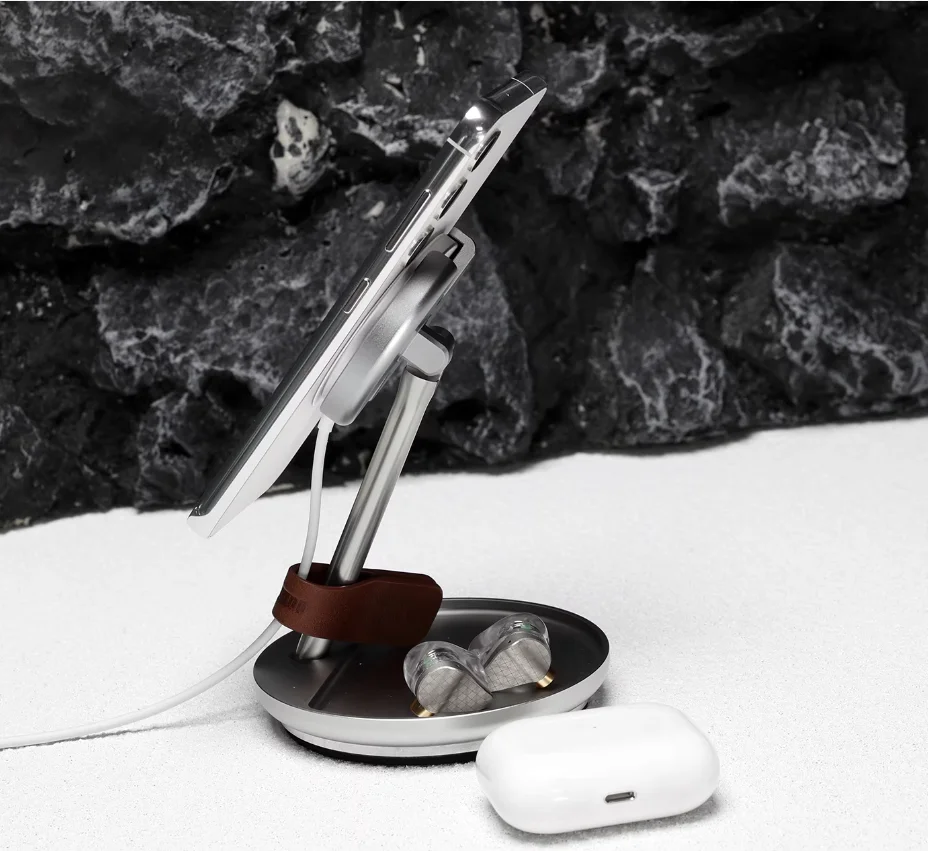 DDHiFi HS110 MagSafe Edition Аудиофильная подставка для настольного телефона с колесной