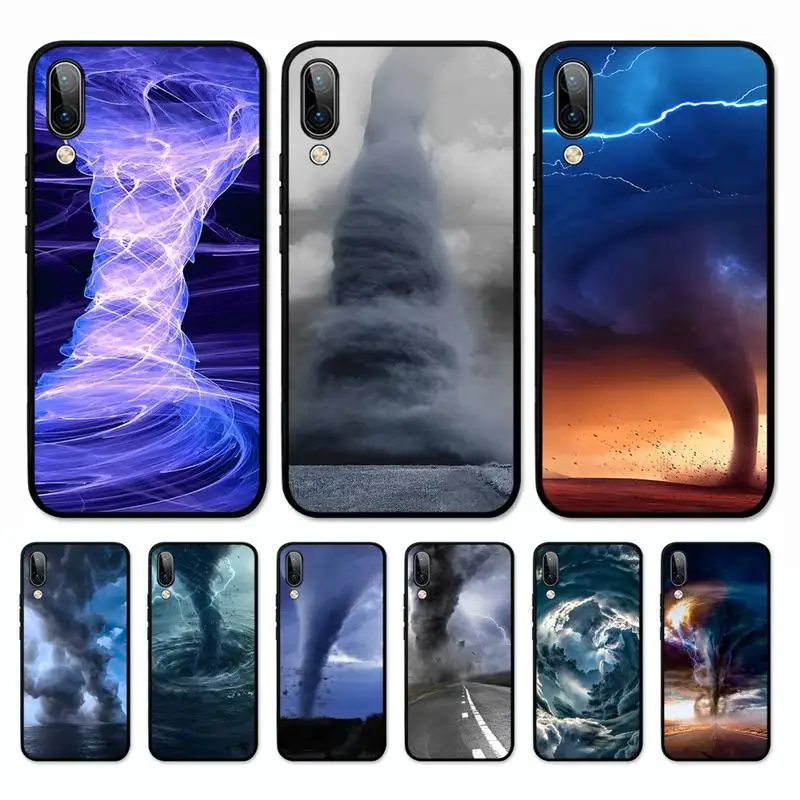 

Strong tornado Phone Case for Vivo Y91C Y11 17 19 17 67 81 Oppo A9 2020 Realme c3
