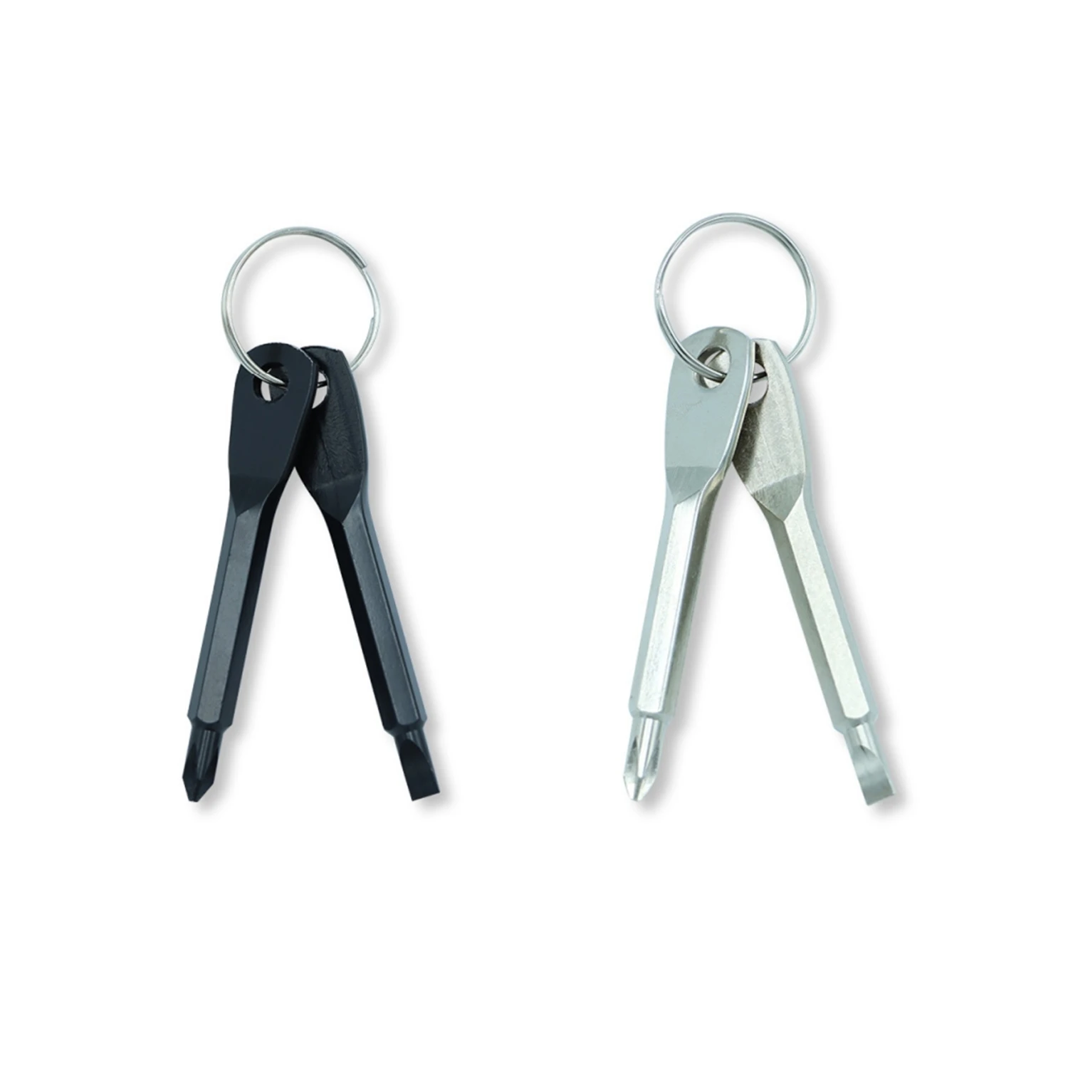 

1 Set Mini Multifunction Screwdriver Portable Key Shape Slotted Screwdrivers Key Screwdriver Keychain Pocket Repair Tools