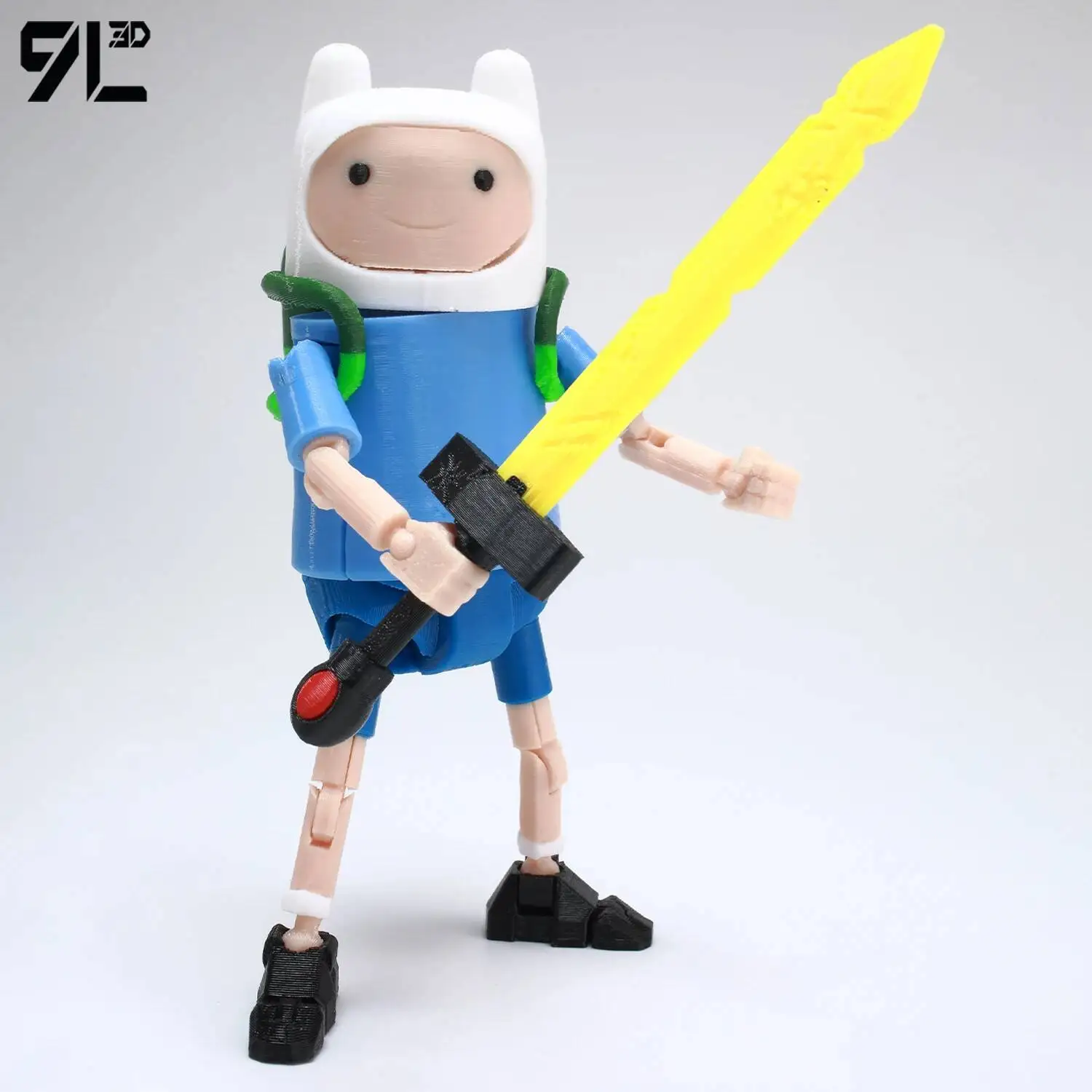 Фото Коллекционная фигурка Lucky Dummy13 Titan13: 9-суставчатая 3D-печатная фигурка синего мальчика в белой шляпе, подарок на день рождения, игрушка №3