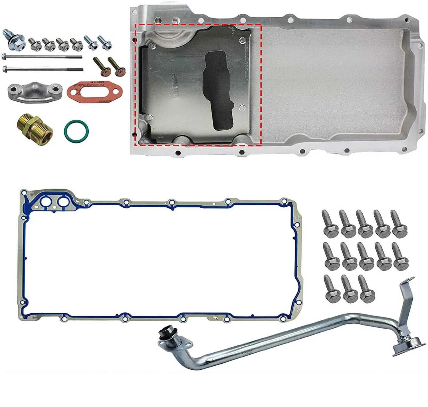 

302-2 Engine Oil Pan Kit For Chevy Nova Camaro LS1 LS2 LS3 LS6 5.7L 5.3L 6.5L