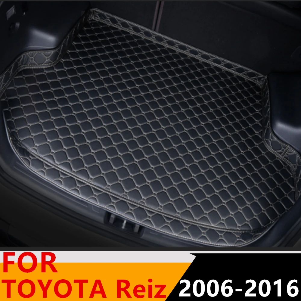 

Sinjayer коврик для багажника автомобиля, водонепроницаемые коврики для багажника автомобиля, Высокие боковые коврики, коврик, подкладка для Toyota Reiz 2006 2007-2016