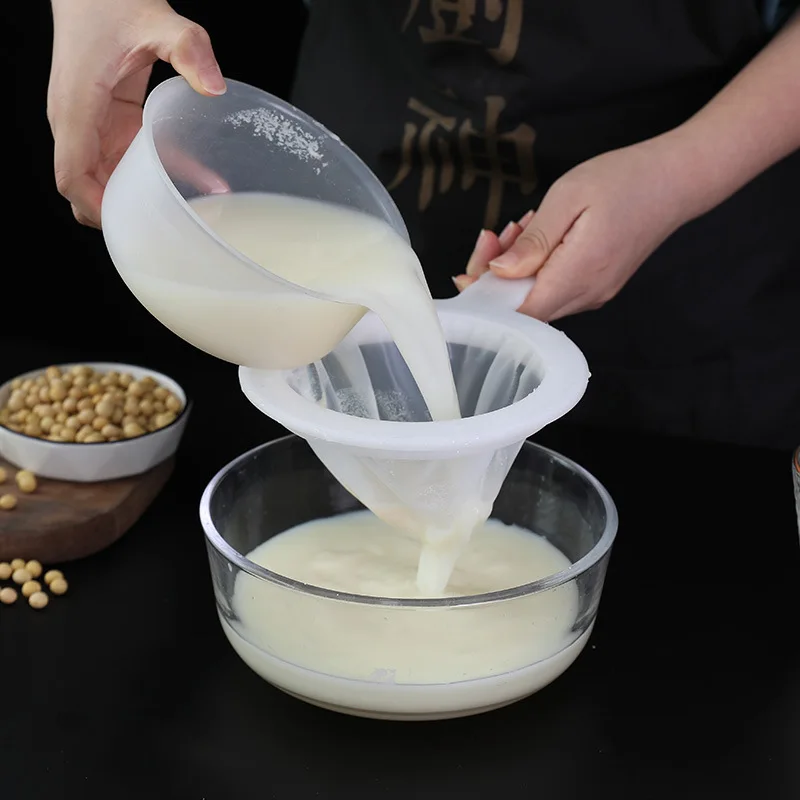 

100/200/400 сетчатый фильтр для молока, ультратонкая сетчатая нейлоновая сетчатая фильтровальная ложка для измельчения соевого молока, кофе, йогурта