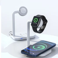 3in1 magnetic wireless charger qi fast charging dock station for iphone 13 12 mini promax for apple watch for airpods pro iwatch