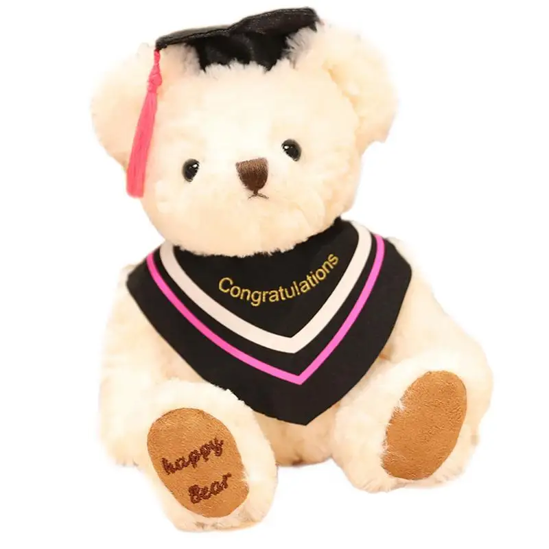 

2022 Graduation Bear, плюшевая игрушка для студентов, мягкий плюшевый медведь с игрушками, подарок для студентов-выпускников