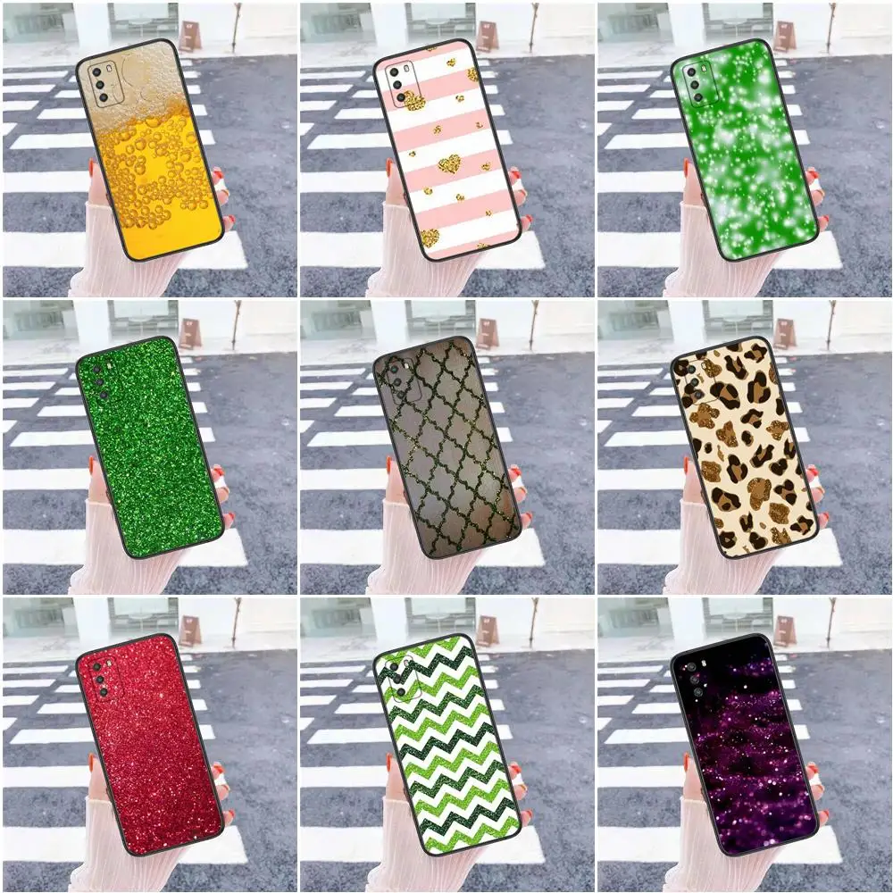 Для Huawei Y5 Y5p Y6 Y6P Y6s Y7 Y7a Y7P Y9 Lite Prime Pro 2018 2019 Ebay Золотой блестящий Сердечко с белыми