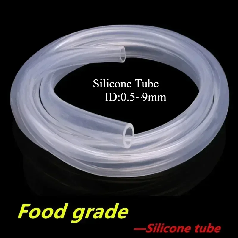 1/5 метра пищевой прозрачный силиконовый резиновый шланг ID 0 51 2 3 4 5 6 7 8 9 10 12 мм