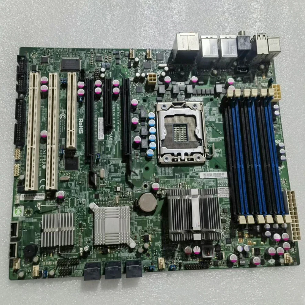 X8SAX для Supermicro 1366-контактная материнская плата X58 рабочей станции промышленный