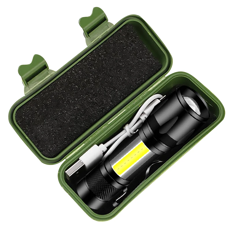 Светодиодный фонарик с аккумулятором 18650 или 26650 мАч