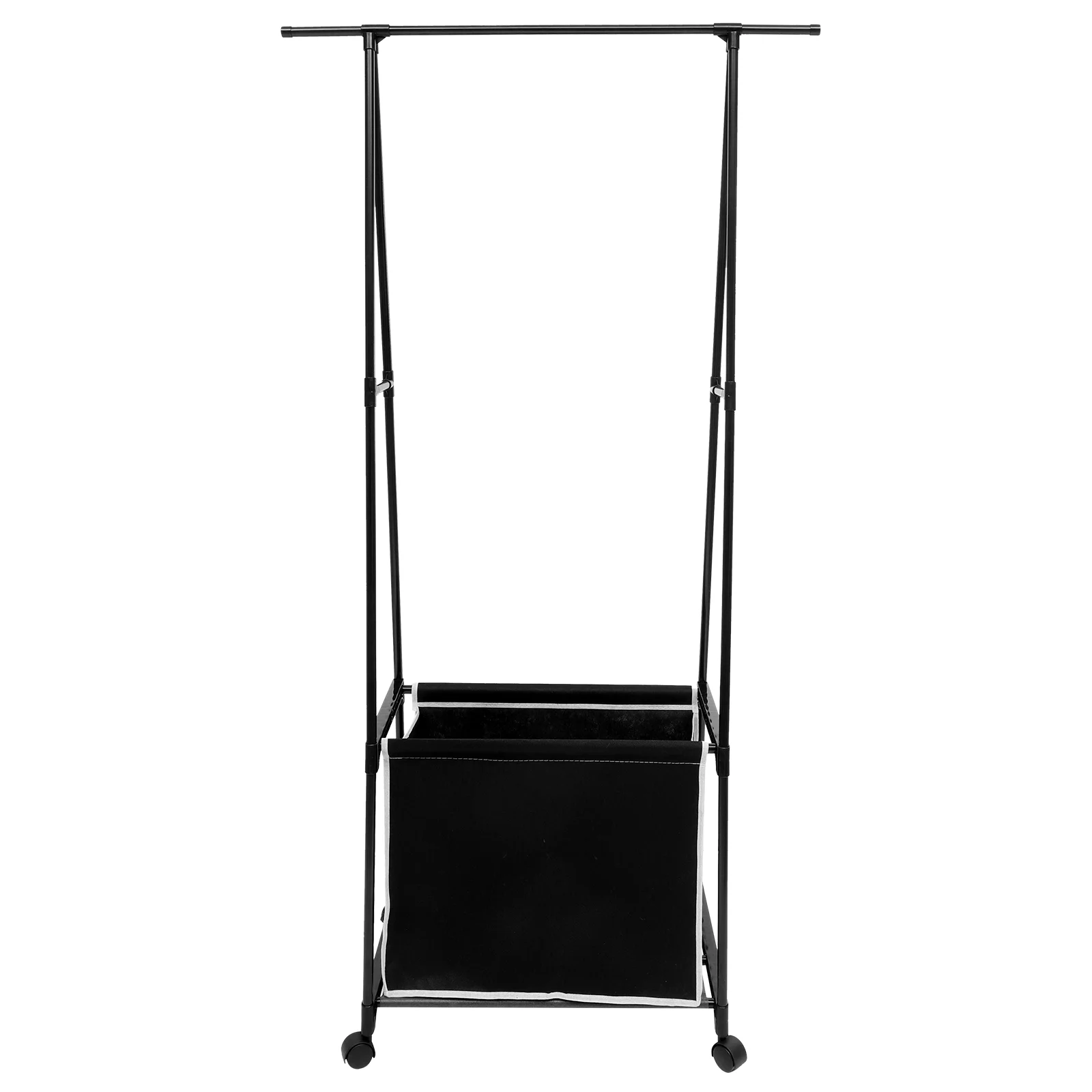 

Coat Rack Handbags Garment Freestanding Clothes Bedroom Wheels Metal Jackets Black