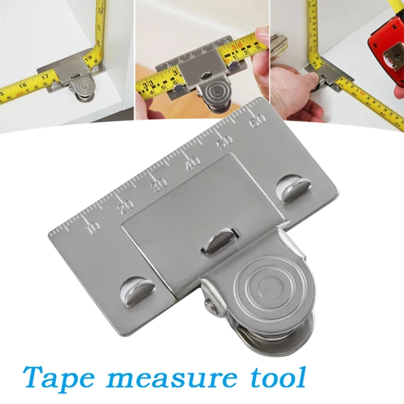 

Tape Measuring Tool for Corners Clamp Precise Positioning Measurement Tool Clamp Precise Positioning Measurement Tool PRE
