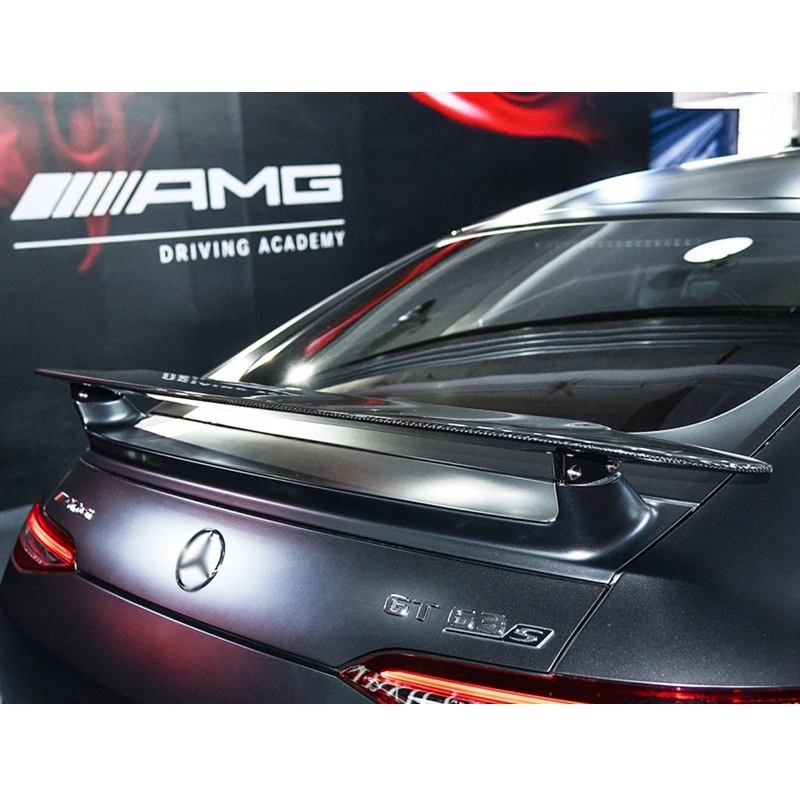 Углеродное волокно FRP автомобильный Стайлинг гоночный GT Wings задний спойлер для Benz